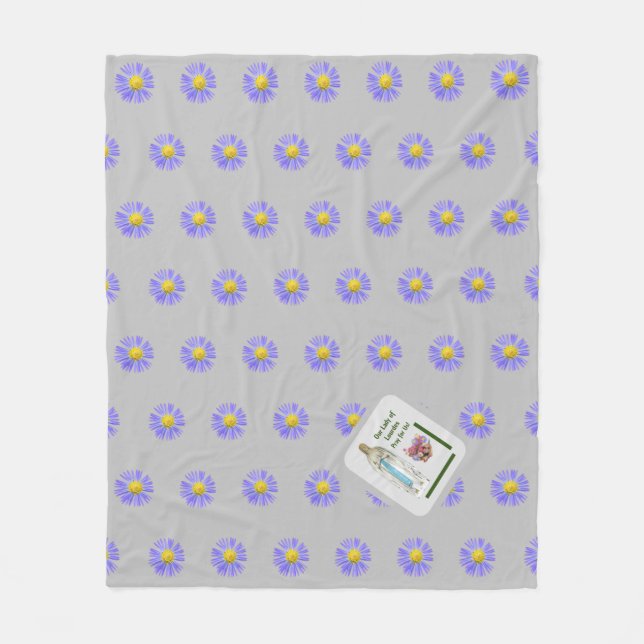 Manta Polar Nuestra Señora de Lourdes (Anverso)