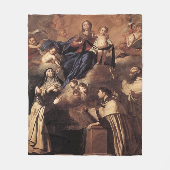 Manta Polar Nuestra Señora del Monte Carmel 1641 (Anverso)