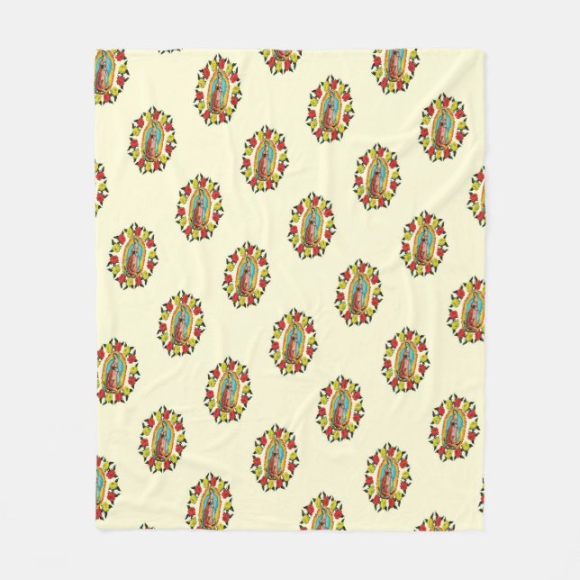 Manta Polar Nuestra Señora Guadalupe Virgen María Católica Méx (Anverso)