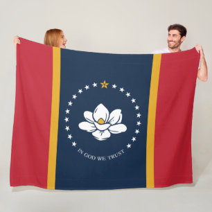 Manta Polar Nueva bandera de estado de Mississipi