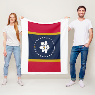Manta Polar Nueva bandera de Misisipi 2020