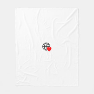 Manta Polar Nueva funda de papel con logotipo de texto persona