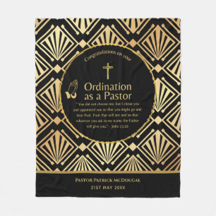 Manta Polar NUEVA ordenanza PASTOR TEXTO Personalizado recién 