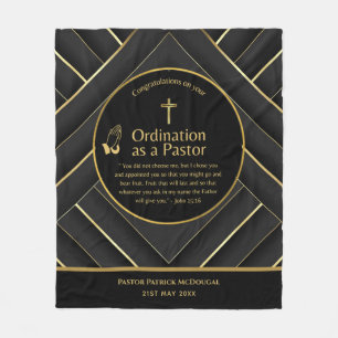 Manta Polar NUEVA ordenanza PASTOR TEXTO Personalizado recién