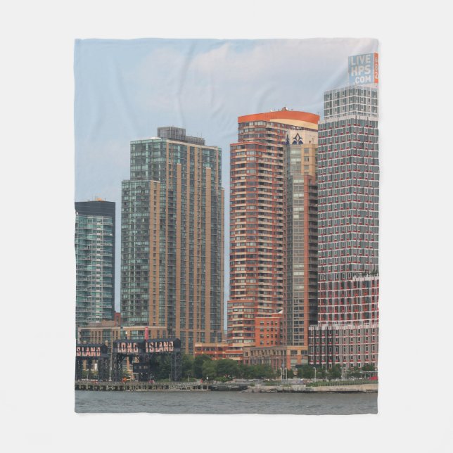 Manta Polar NUEVA YORK - 5 DE JULIO DE 2015: La cuenca de Long (Anverso)