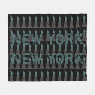 Manta Polar Nueva York Souvenir Blanket Estatua de la Decoraci