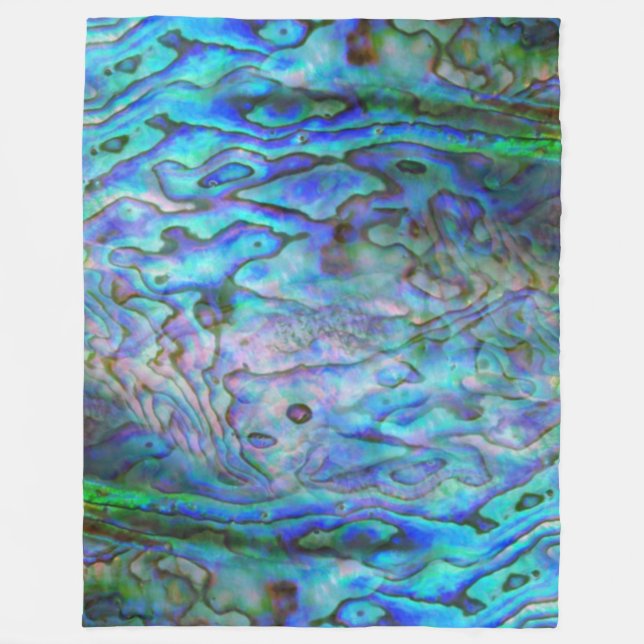 MANTA POLAR NUEVA ZELANDIA KIWI PAUA FLEECE BLANKET (Anverso)