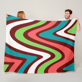 Manta Polar Nuevo contraste vintage moderno de generación