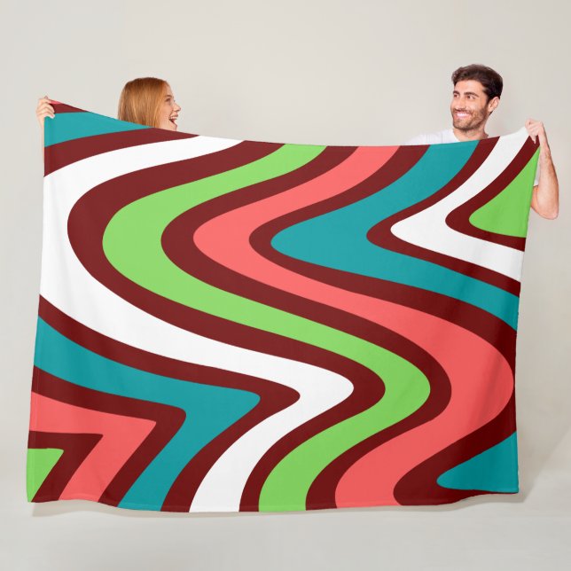 Manta Polar Nuevo contraste vintage moderno de generación (In situ)