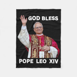 Manta Polar Nuevo Papa León Xiv Regalos Católicos Merch Souven