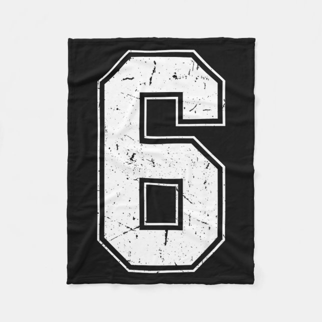 Manta Polar Number 6 Matching Costume 67 Meme Costume Distress (Anverso)