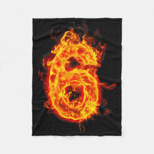 Manta Polar Número 6 Fire Ice Número Seis Siete Meme 67 Alpha