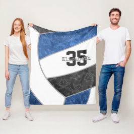 Manta Polar Número jersey de nombre personalizado de voleibol 