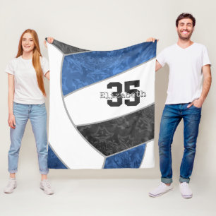 Manta Polar Número jersey de nombre personalizado de voleibol