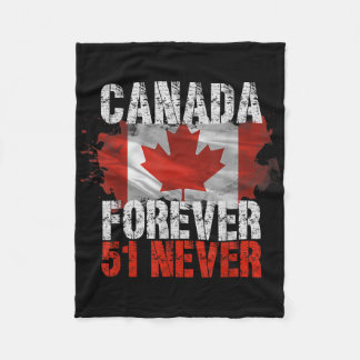 Manta Polar Nunca 51 Estado Canadá para siempre 51 Nunca Canad