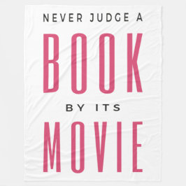 Manta Polar Nunca juzgues un libro por su película