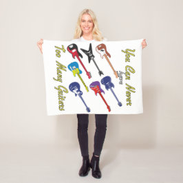 Manta Polar Nunca Se Puede Tener Demasiados Guitarmes -