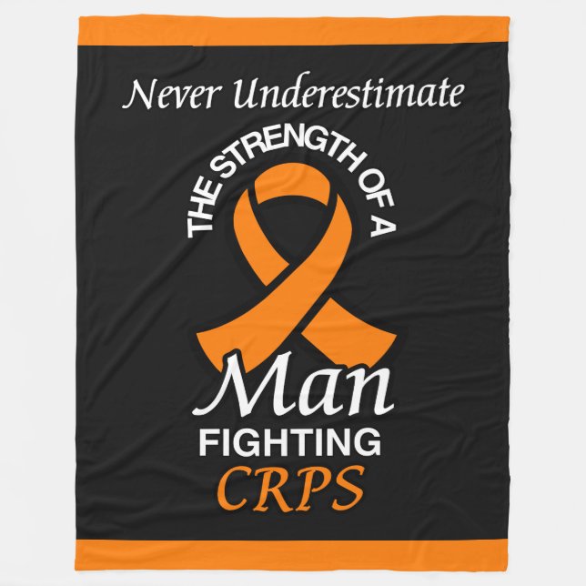 Manta Polar Nunca subestimar/cinta de opciones/hombre...Fleece (Anverso)