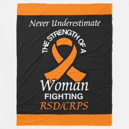 Manta Polar Nunca subestimar/Cinta/Mujer...RSD/CRPS