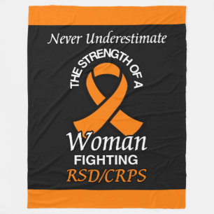 Manta Polar Nunca subestimar/Cinta/Mujer...RSD/CRPS