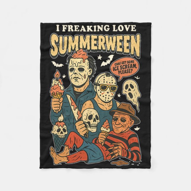 Manta Polar Nunca Subestimes A Un Viejo En Skies Graciosos Ski (Anverso)