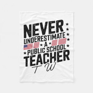 Manta Polar Nunca Subestimes Un Ritmo De Maestros De Escuelas 