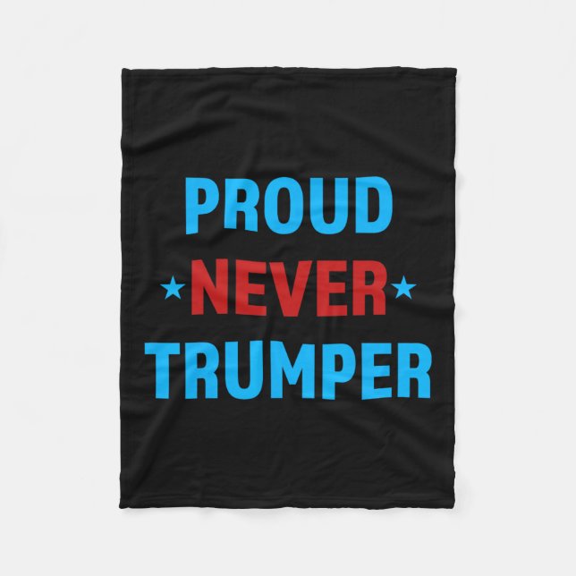 Manta Polar Nunca Trumper apoyo político Joe Biden Anti Tru (Anverso)