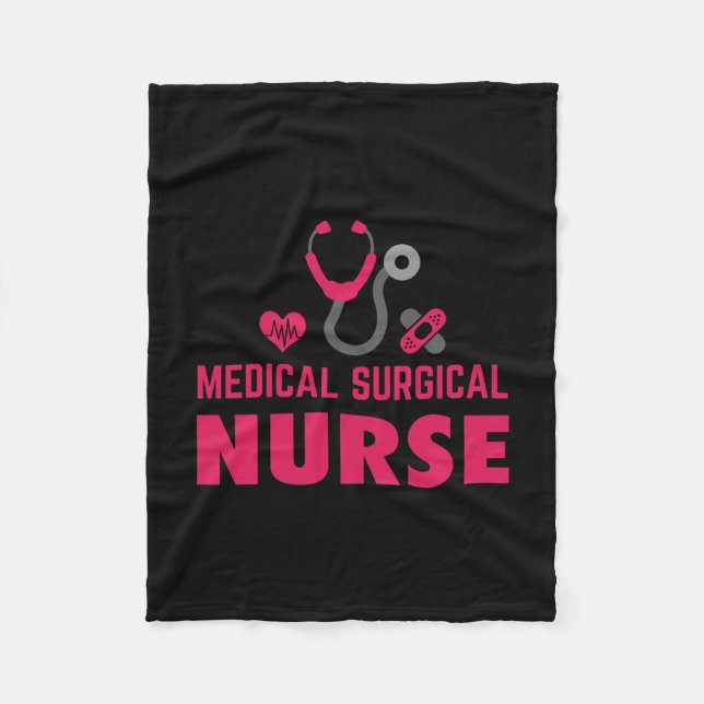 Manta Polar Nurse Gift | Medical Surgical Nurse (Anverso)