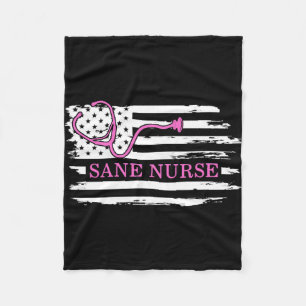 Manta Polar Nurse Shirt, Sane Nurse Tee, Enfermera Registrada
