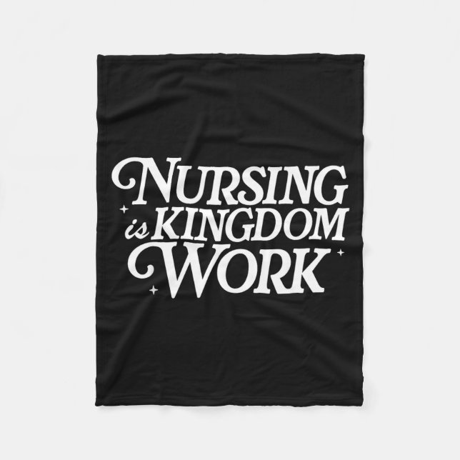 Manta Polar Nursing Is Kingdom Work Christian Faith Nurse Quot (Anverso)