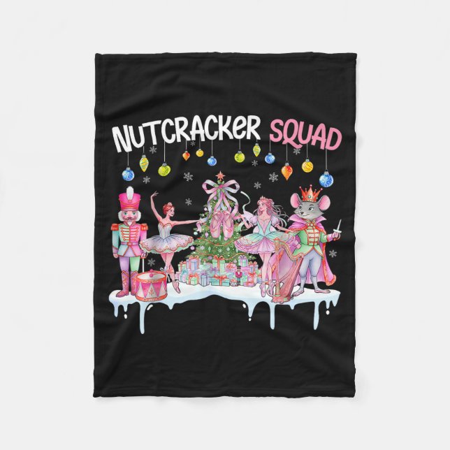 Manta Polar Nutcracker Squad Christmas Nk Ballet Sugar Plum Fa (Anverso)