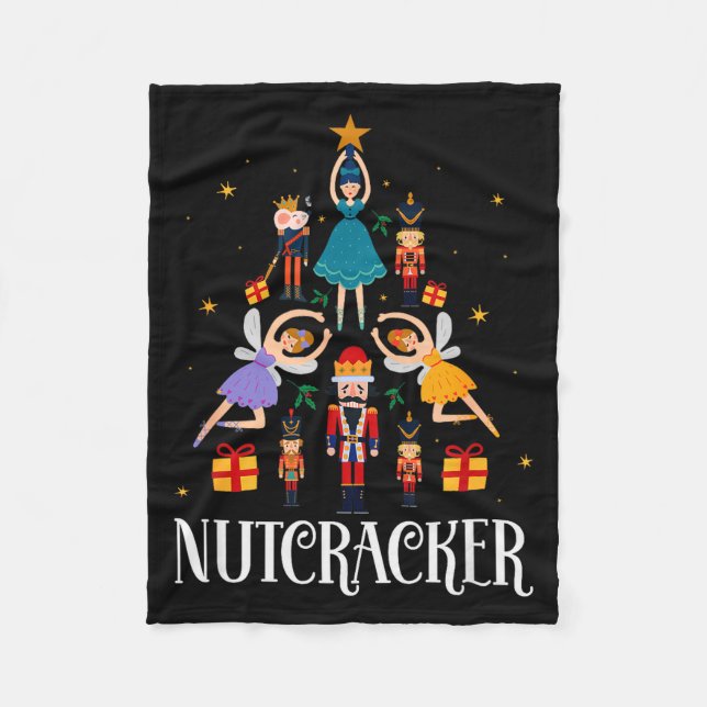 Manta Polar Nutcracker Sugar Fairy Plum Christmas - Nutcracker (Anverso)