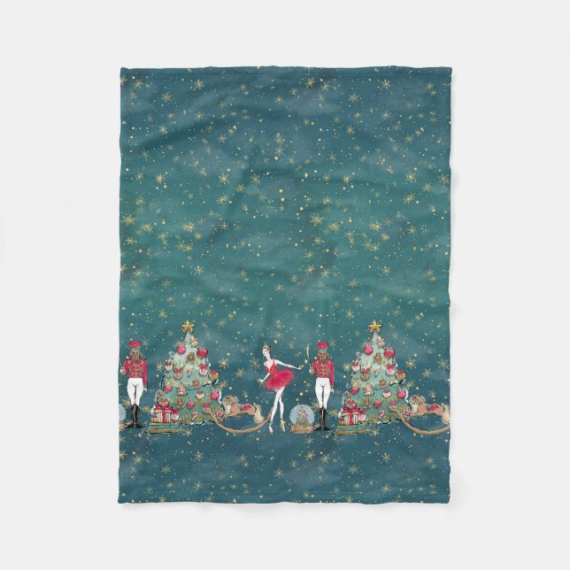 Manta Polar Nutcracker Suite Ballerina Fairy Soldiece Fleece (Anverso)