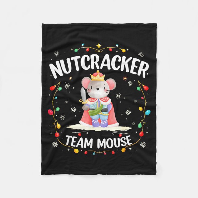Manta Polar Nutcracker Team Mouse Christmas Dance Ballet Merry (Anverso)