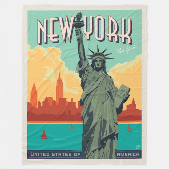 Manta Polar NYC - Lady Liberty (Anverso)