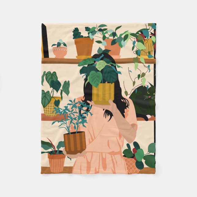 Manta Polar Oasis en poto (Anverso)