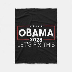 Manta Polar Obama 2028 3er mandato Arreglemos esto Obama para