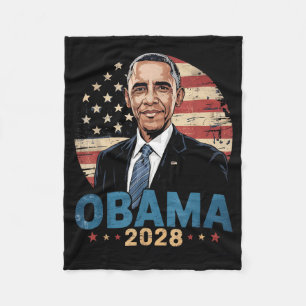 Manta Polar Obama retro vintage presidente 2028