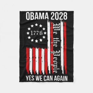 Manta Polar Obama Viñeta Retro Patriótico Protesta Política 20