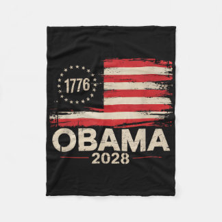 Manta Polar Obama vintage presidente 2028 Obama retro amer ban