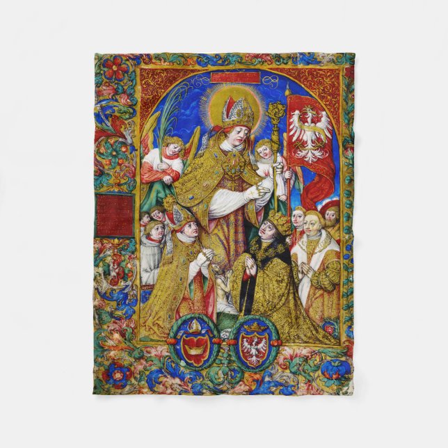 Manta Polar Obispo y mártir de San Stanislaus (Anverso)