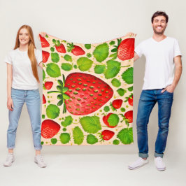 Manta Polar Obra artística de Strawberry Dadaist