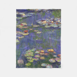 Manta Polar Obras maestras de nenúfares de Monet