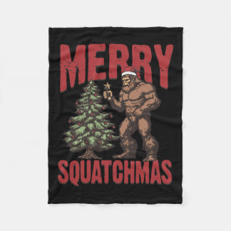 Manta Polar Occidente retro Merry Squatchmas Funny Bigfoot San