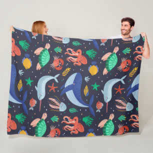 Manta Polar Ocean Sleep 60x80 Fleece Blanket
