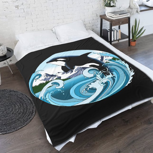 Manta Polar Océano azul de ballena asesino de Oraca (Subido por el creador)