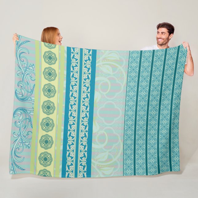 Manta Polar OCEANUS ~ Fleece Blanket (In situ)