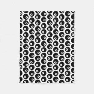 Manta Polar Ocho Ball Billiards Pool Pattern COLOR PERSONALIZA