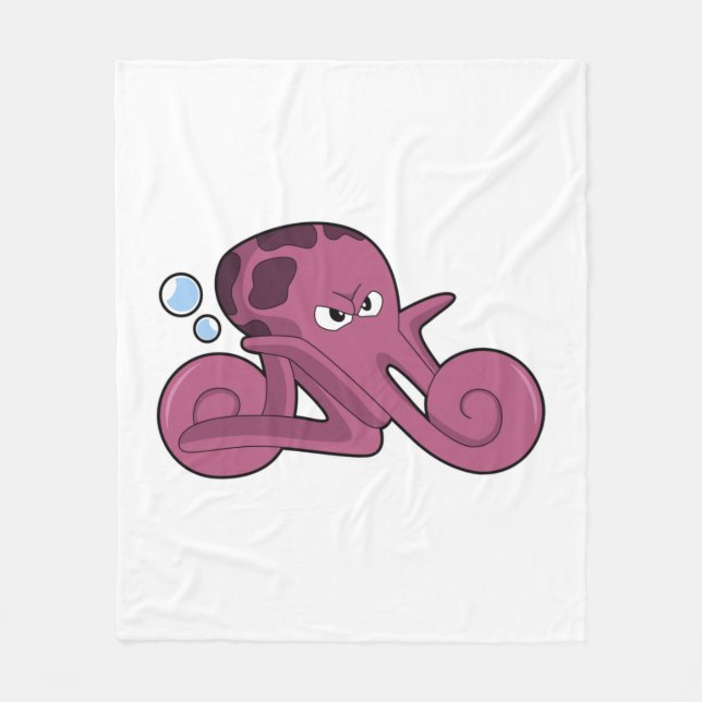 Manta Polar Octopus como motocicleta (Anverso)