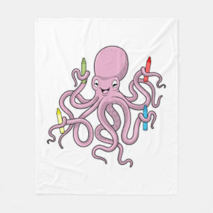 Manta Polar Octopus con Crayon